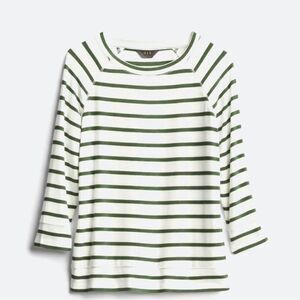 Mix by Hawthorn Stitchfix Arnold Striped Three Quarter Sleeve Knit Top - S